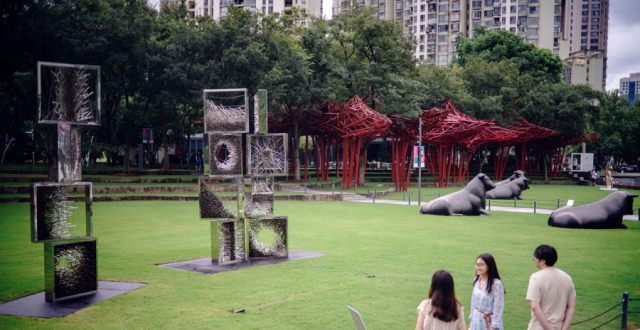 中国•上海静安国际雕塑展上新，以“空间协奏”为名，让先锋作品走进城市空间_腾讯新闻