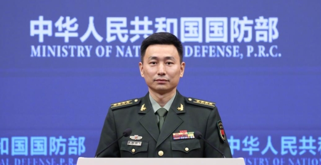 日美联合演习针对台海局势，国防部答澎湃：要求日美停止插手台湾问题_腾讯新闻