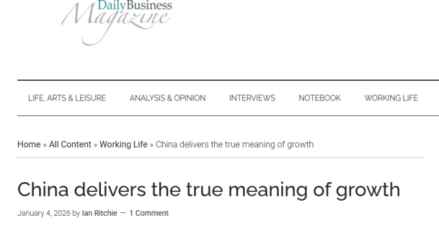 全球媒体聚焦 | 英媒：中国彰显了增长的真正意义_腾讯新闻