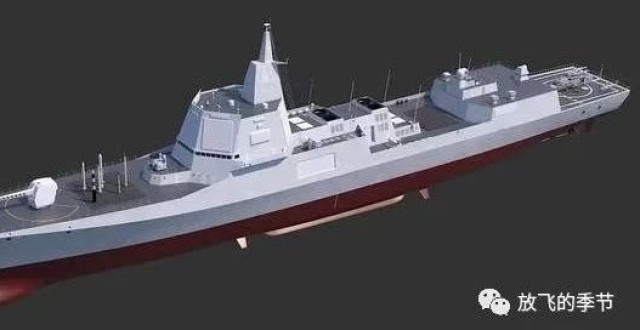 055B型驱逐舰：搭载线圈炮和激光武器，将成战力最强万吨大驱_腾讯新闻