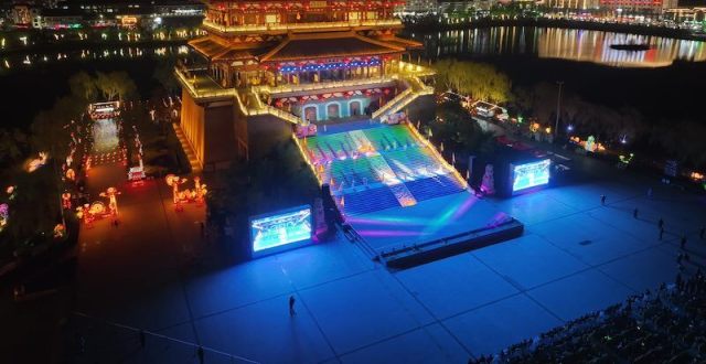 大型唐风实景演出《梦回灵州》亮相灵武兴唐苑_腾讯新闻