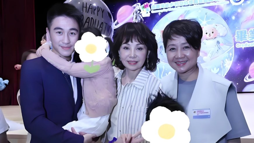 何猷君参加儿子毕业典礼，古巨基也现身和孩子们一起唱歌，周丽淇陪娃们做游戏