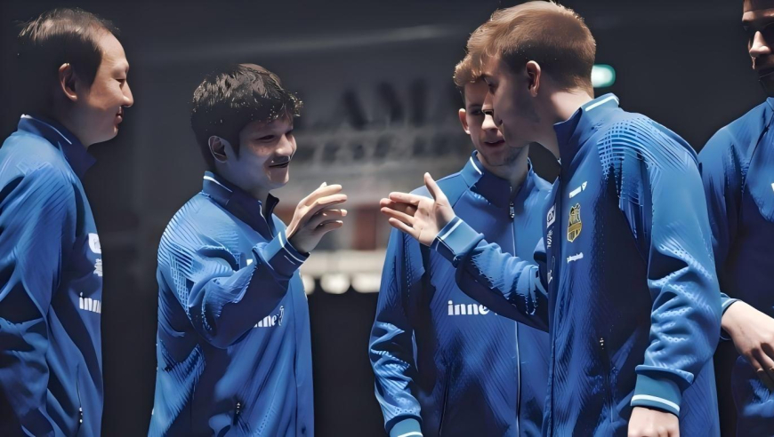 赛帧|樊振东与队友打成一片！模仿C罗庆祝动作，莫雷加德鼓掌