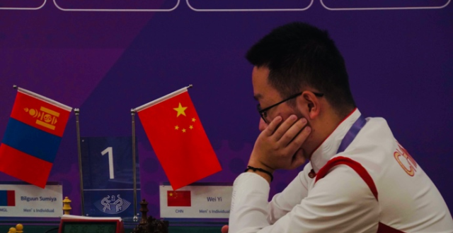 亚运会国际象棋个人赛：中国运动员韦奕夺金，山东老将卜祥志排名12_腾讯新闻
