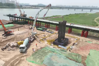 【重点项目进行时】司马庄路大桥南北岸承台顺利浇筑_腾讯新闻
