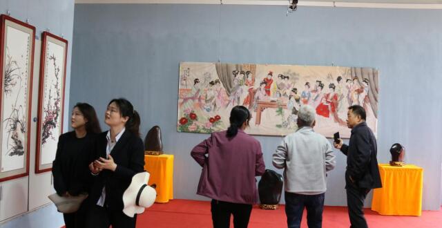 全国书画名家作品展在陇县开展_腾讯新闻