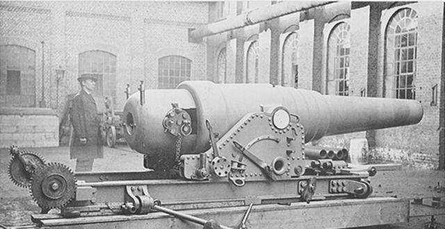 维多利亚时代的英国超级武器—RML 16英寸80吨前膛装火炮_腾讯新闻