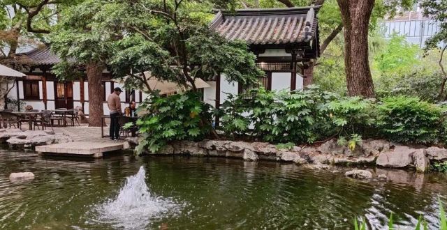 八景园，静安寺旁静安公园里的园中园，一处易被忽略的小众景点_腾讯新闻