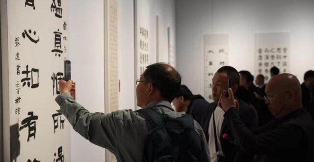 全国第十三届书法篆刻展览（河南展区）在郑开幕_腾讯新闻