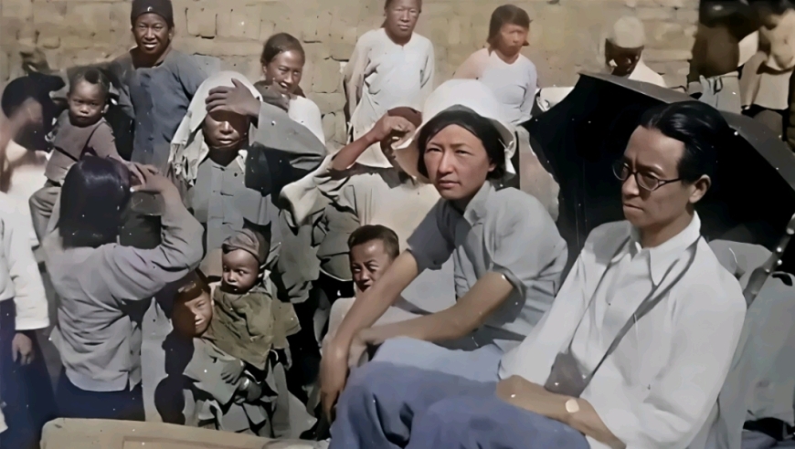1948年，国军第13兵团司令李弥的晚宴照，三个人六菜一汤_腾讯新闻