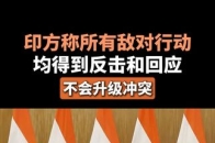 印方称所有敌对行动均得到反击和回应 不会升级冲突_腾讯新闻