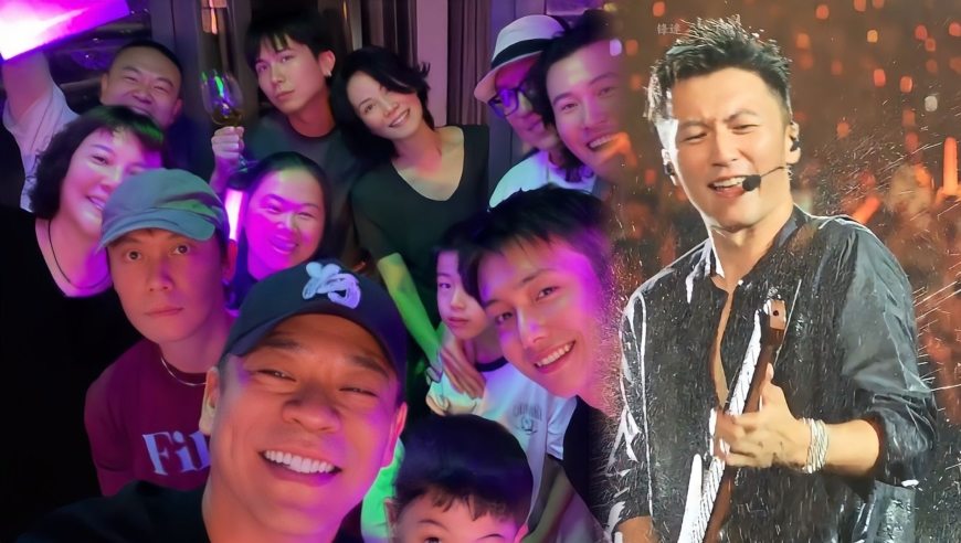 谢霆锋西安演唱会现“锋菲恋”！王菲低调现身助阵！水枪大战玩嗨全场