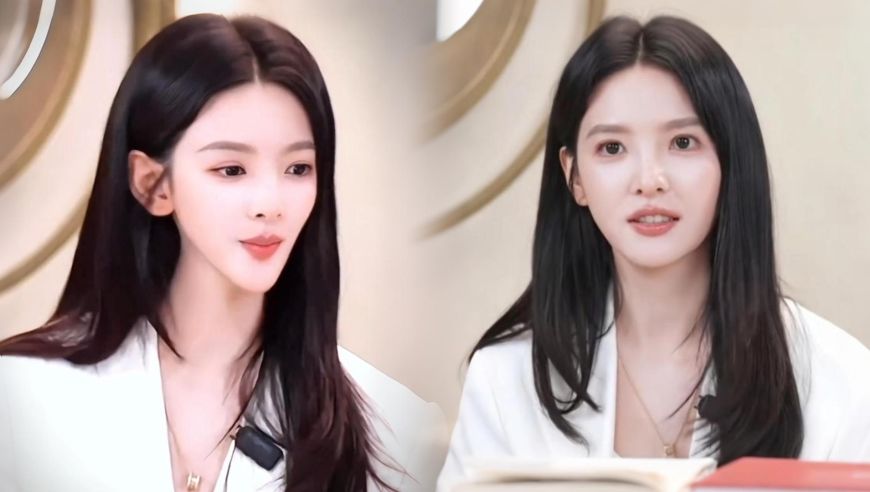 章若楠直播被美颜“坑”成外星人，本尊吓到花容失色，关掉后皮肤状态绝了！