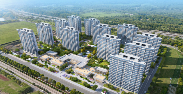 新区再添一座全域抬板小区，室外运动场地抢眼_腾讯新闻