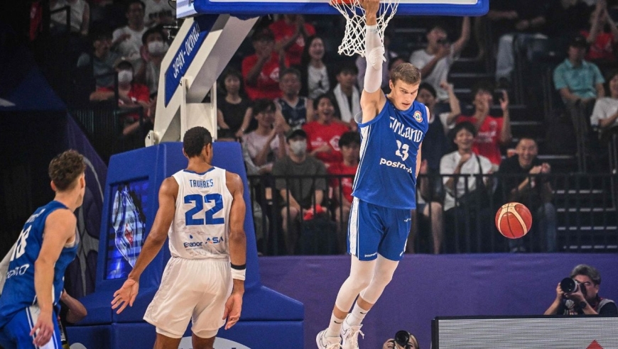 100芬兰 马尔卡宁34 9佛得角五人上双难挽颓势