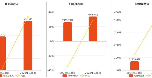 2025年三季报净利润为9564.69万元_腾讯新闻