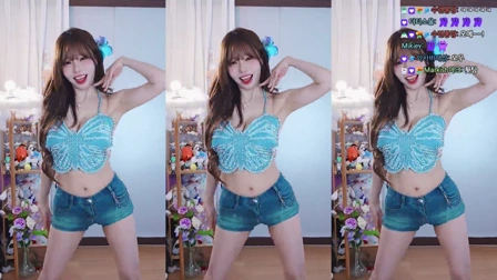 Afreecatv수련(BJ睡莲)2025年4月13日Sexy Dance185655