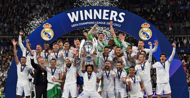 第15冠！皇马加冕双冠王，欧冠决赛43年全胜，连刷12大纪录_腾讯新闻