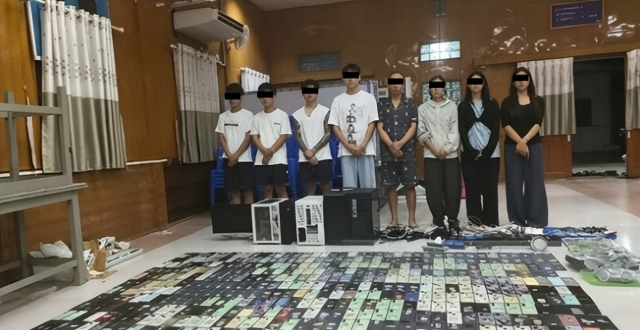 缅甸曼德勒捣毁翡翠抽奖骗局！