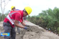 琼海组织力量全力抢修博鳌镇培兰防潮堤水毁修复工程受损防潮堤 保障群众生命财产安全_腾讯新闻
