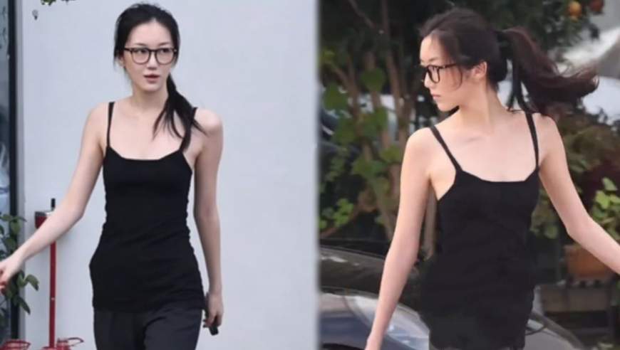 王菲俩女儿罕见同框！19岁李嫣戴眼镜白到发光，身形清瘦酷似妈妈