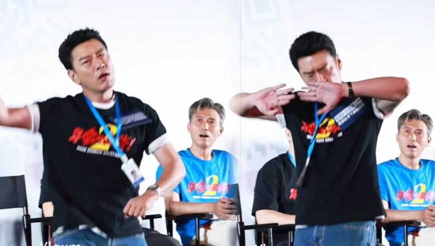 52岁王耀庆魔性舞蹈刷屏全网，魔性舞步配上商务脸，太上头了