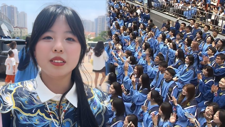 青岛大学毕业歌会翻唱《牵丝戏》！清亮戏腔响彻场馆，国风与青春碰撞，穿透力瞬间拉满