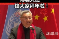 中国常驻联合国代表傅聪大使，给大家拜年啦_腾讯新闻