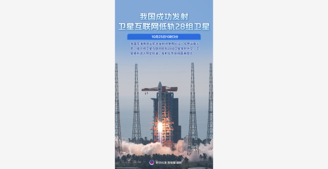（图表）我国成功发射卫星互联网低轨28组卫星_腾讯新闻