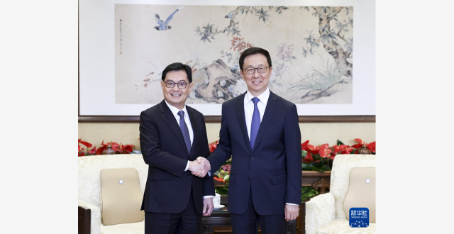 韩正会见新加坡副总理王瑞杰_腾讯新闻