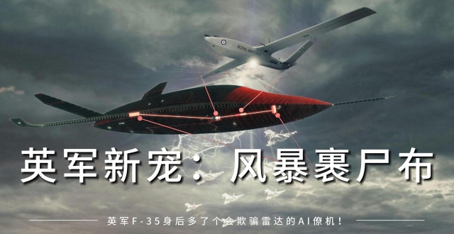 风暴裹尸布：英军F-35身后多了个会欺骗雷达的AI僚机！_腾讯新闻