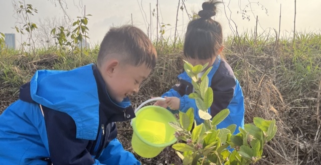 植树、创意绘画、倡绿宣讲……硚口区汉江湾幼儿园举办植树周活动_腾讯新闻