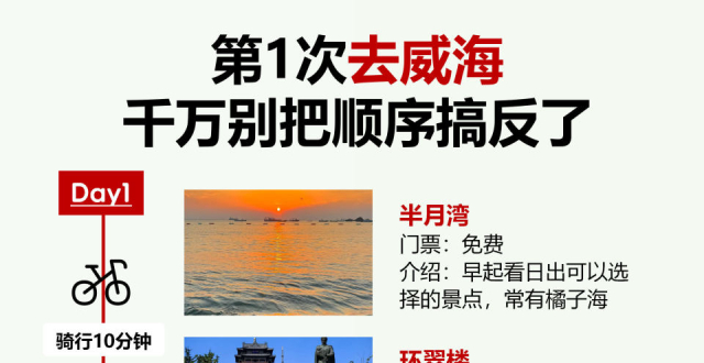 第1次去威海，千万别把顺序搞反了_腾讯新闻