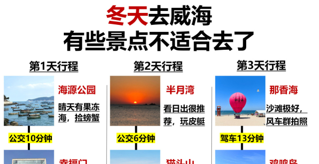 冬天去威海，有些景点不适合去了_腾讯新闻