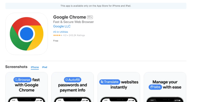 iOS/iPadOS版Chrome 115更新，URL 或 PWA可固定到iPhone主屏幕上_腾讯新闻